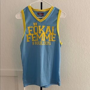 Fokai Femme Blue and Yellow Jersey